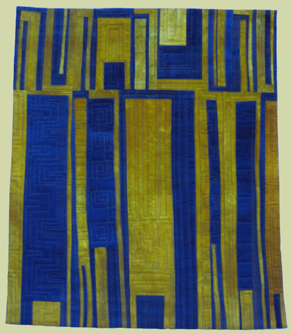image of quilt titled "The Long & Short of It" by Louise Harris &copy; 2008
