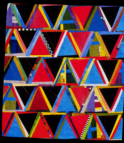 image of quilt titled "Eternal Triangles" by Carol Jerome &copy; 2008