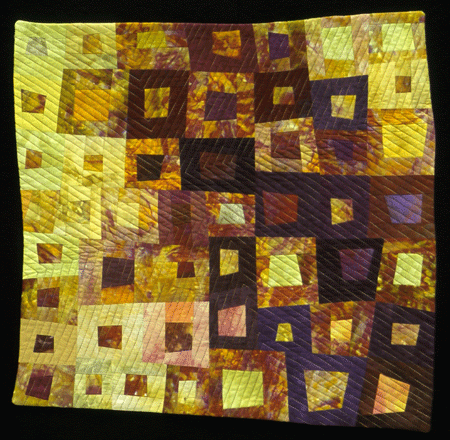image of quilt titled "Prune Whip" by Janet Kurjan &copy; 2008