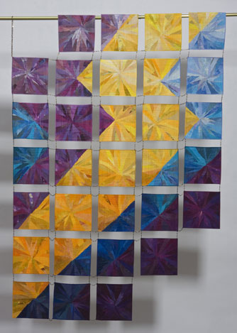 Image of quilt titled “Sorok Minus Devyat” by Melisse Laing 