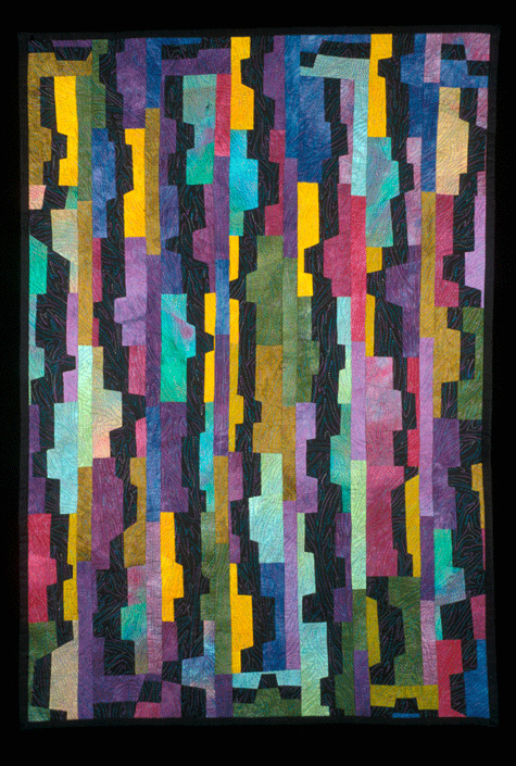 image of quilt titled "Basin and Range I - Confluence" by Lorraine Edmond