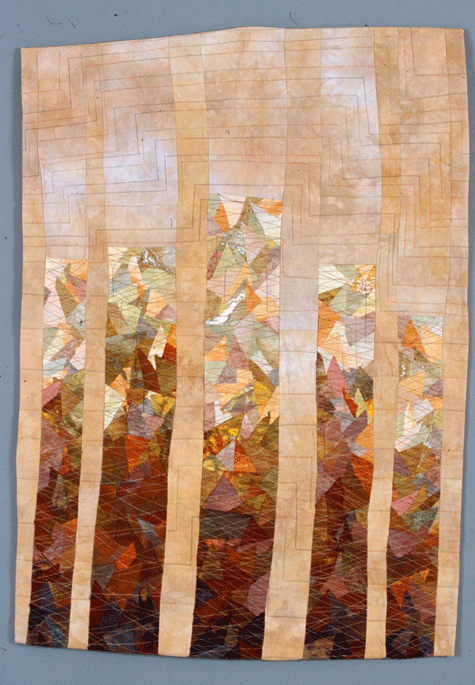 image of quilt titled "Basalt" by Melisse Laing