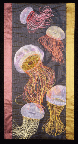 image of quilt titled "Ballet de Mer" by Mary Berdan © 2007