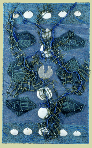image of quilt titled "Please Don't Litter" by Giselle Blythe &copy; 2007