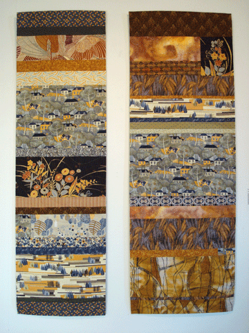 image of quilt titled "Northwest Diptych 1" by Lillie Fontaine &copy; 2007