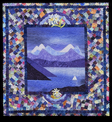 image of quilt titled "Imagine" by Sonia Grasvik © 2007