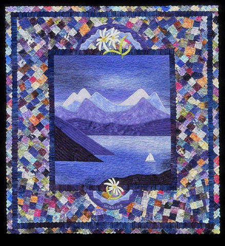 image of quilt titled "Imagine" by Sonia Grasvik &copy; 2007