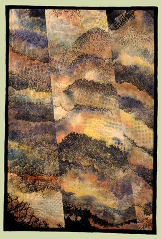 image of quilt titled "Ebb & Flow" by Deborah Gregory &copy; 2007