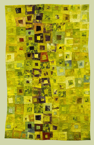 image of quilt titled "Key Lime II" by Janet Kurjan © 2007