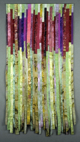 image of quilt titled "Plum Blossoms" by Barbara O'Steen &copy; 2006