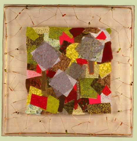 image of quilt titled "Abbey Orchard IV" by Lynne Rigby © 2007