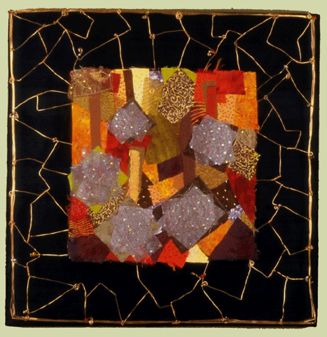 image of quilt titled "Abbey Orchard V" by Lynne Rigby © 2007