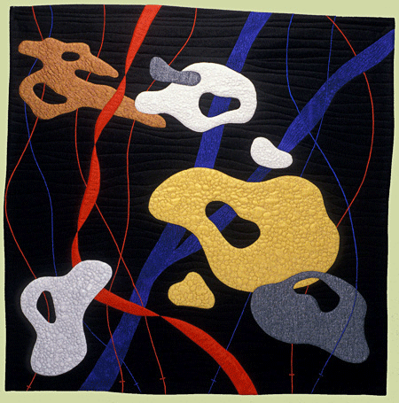 image of quilt titled "Precious Metal" by Lisa Jenni