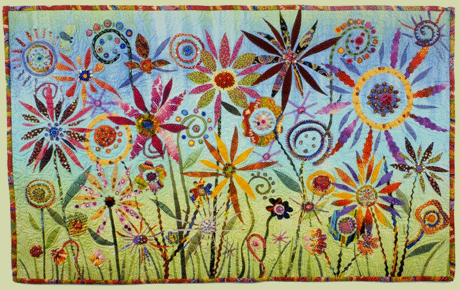 Image of quilt titled The Neighborhood by Lynn Woll