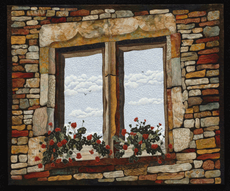 image of quilt titled "Reflections of Summer" by Sonia Grasvik &copy; 2008