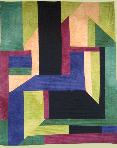 image of quilt titled "Structure" by Melisse Laing &copy; 2008