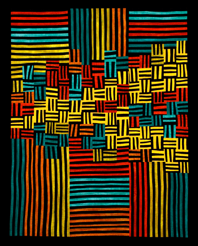 image of quilt titled "Cross Purposes" by Barbara Nepom &copy; 2008