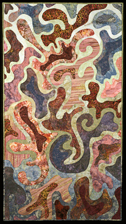 image of quilt titled "Raindrops Keep Falling" by Darcy Faylor © 2005