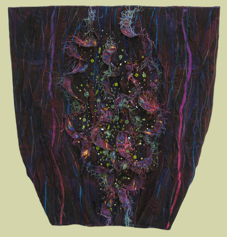 Image of quilt titled “Dark Secrets" by Giselle Blythe 