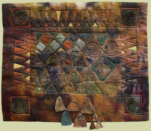 Image of quilt titled “Solstice" by Maura Donegan 