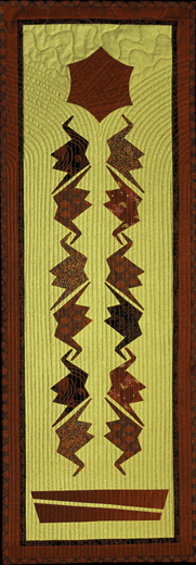Image of quilt titled “Chakras" by Sharon Rowley, Juror 