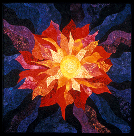 image of quilt titled "Supernova" by Darcy Faylor © 2005