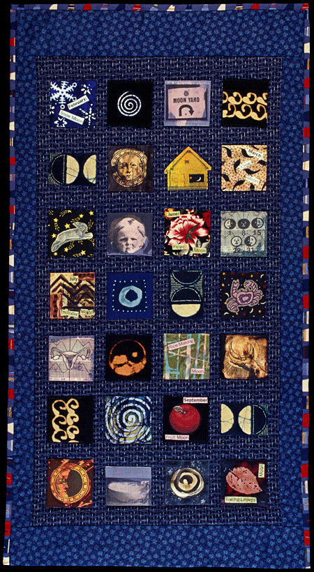 image of quilt titled "28 Moons" by Marie Jensen © 2005