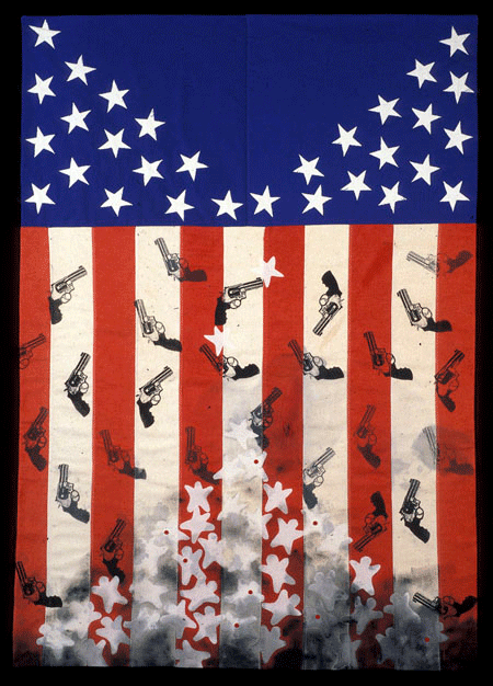 image of quilt titled "Shooting Our Stars" by Miriam Otte © 2005