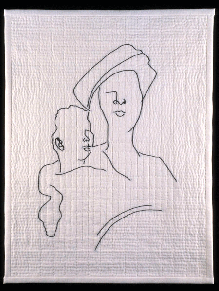 image of quilt titled "Rebecca and Son" by Patti Shaw © 2005