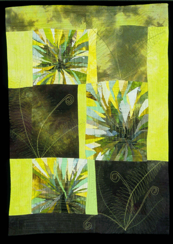 image of quilt titled "Ferns" by Melisse Laing © 2007
