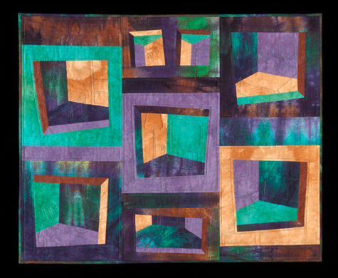 image of quilt titled "Moving Day" by Bonny Brewer
