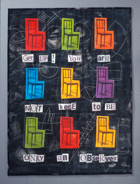 image of quilt titled "Get Up" by Marie Jensen