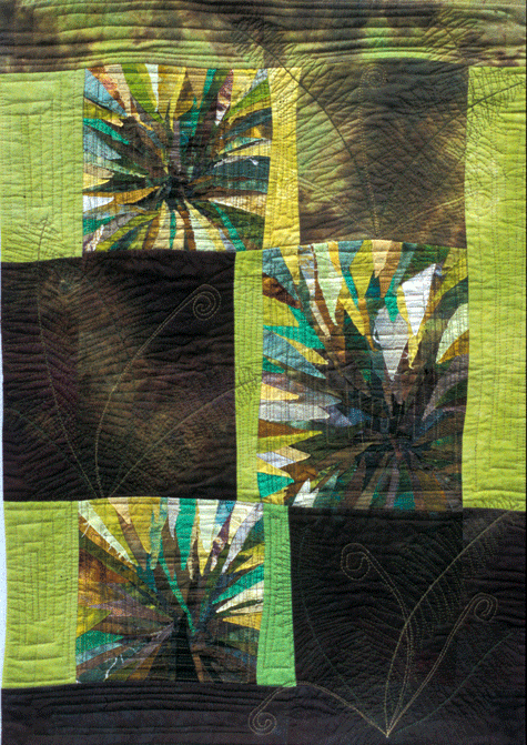 image of quilt titled "Ferns" by Melisse Laing