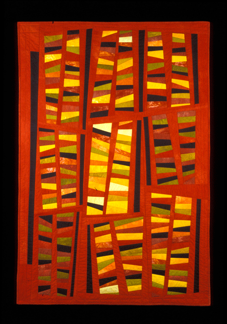 image of quilt titled "Persimmon" by Barbara Nepom
