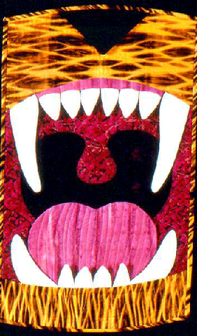 Image of quilt titled "Roaring Tiger" by Bonny Brewer