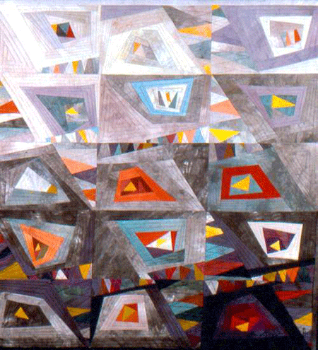 Image of quilt titled "Unusual Rock" by Pat Hedwall