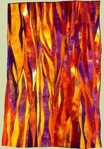 Image of quilt titled "Sun Rays" by Janet Kurjan
