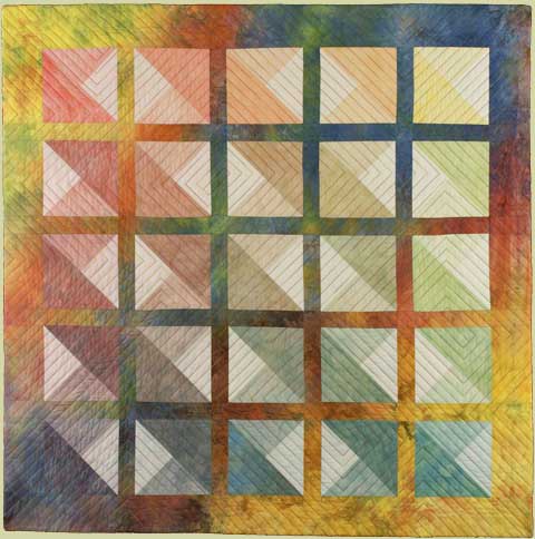 Image of "Color Palette I" quilt by Barbara Fox