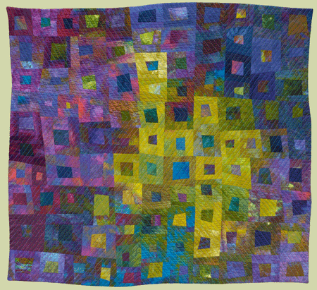 Image of "Festivities" quilt by Janet Kurjan