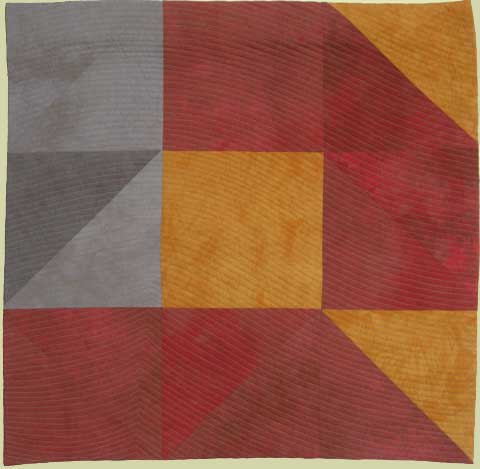 Image of "Yellow Square" quilt by Pat Oden