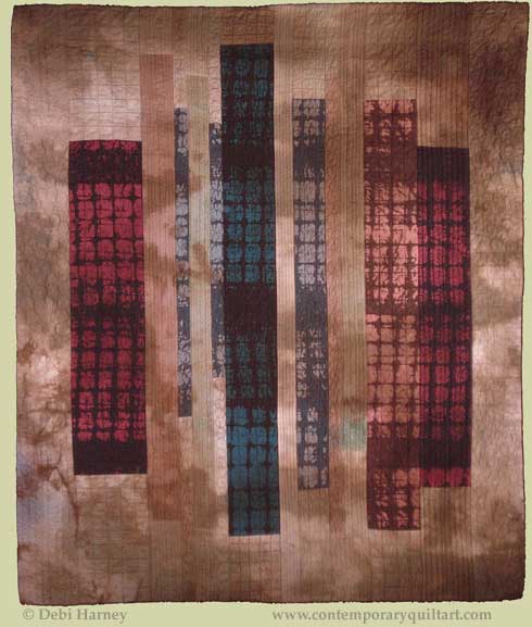 Image of "Pathways III" quilt by Debi Harney.