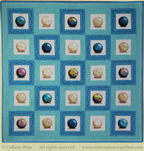 Image of "Mother's Missing Marbles" quilt by Colleen Wise.