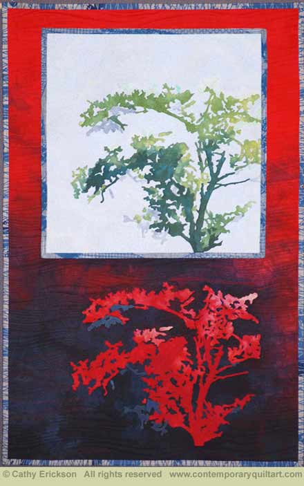 Image of "Spring and Summer" quilt by Cathy Erickson