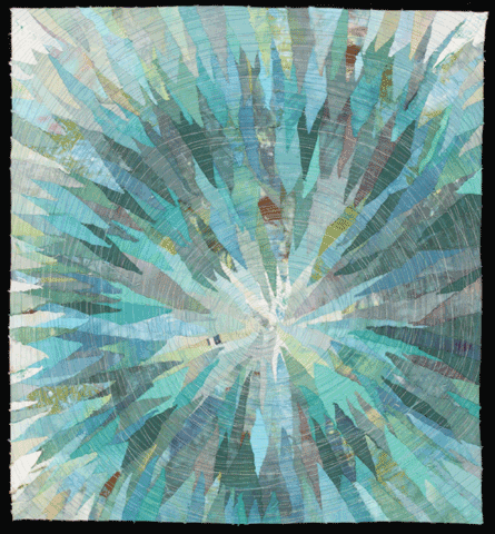 Image of "Whirlpool" quilt by Melisse Laing