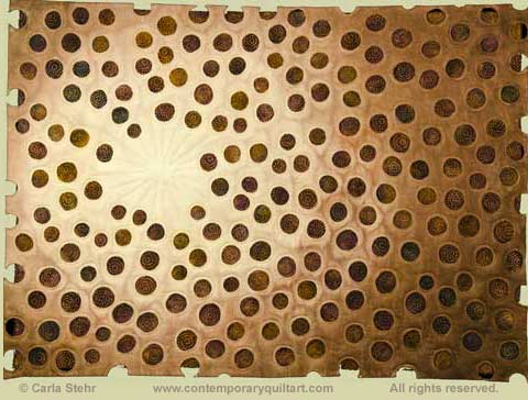 Image of "Diatom 5" quilt by Carla Stehr