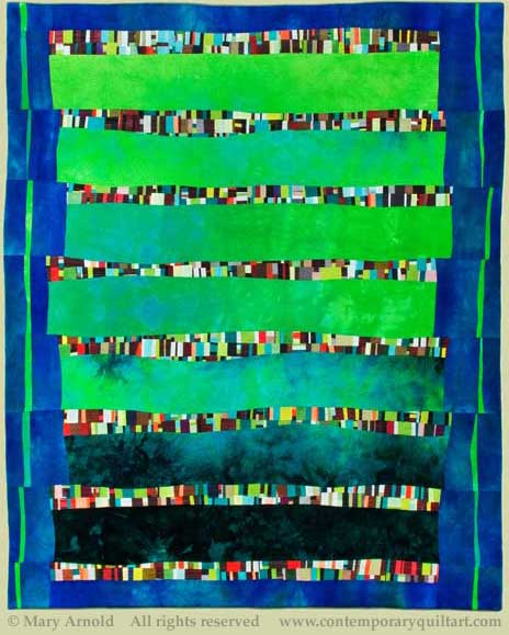 Image of "Up, Down, and Sideways" quilt by Mary Arnold