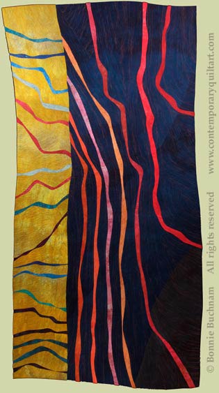 Image of "Ripple Effect" quilt by Bonnie Bucknam