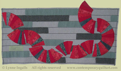 Image of "Serpentine (Summer)" quilt by Lynne Ingalls