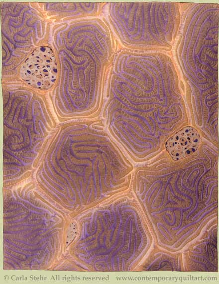 Image of "Fishskin 2" quilt by Carla Stehr
