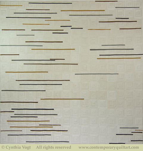 Image of "Otaru Winter" quilt by Cynthia Vogt